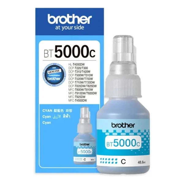 BROTHER Ink หมึกพิมพ์สีฟ้า BT-5000C (ฺBlue)