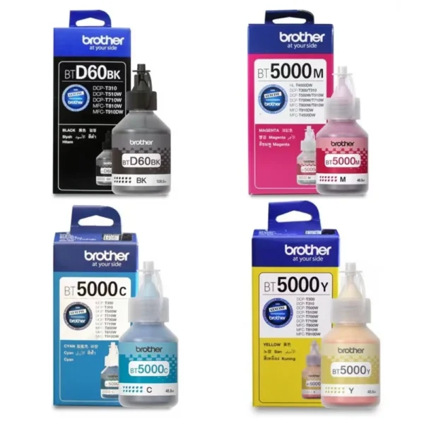 BROTHER Ink หมึกพิมพ์สีเหลือง BT-5000Y (ฺYellow) - Image 3