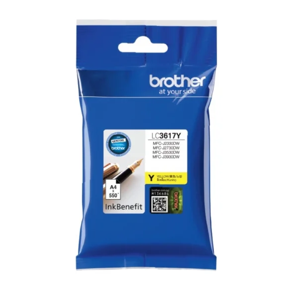 BROTHER Ink หมึกพิมพ์สีเหลือง LC-3617Y (ฺYellow)