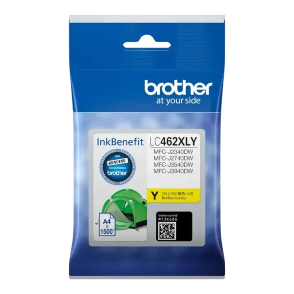 BROTHER Ink หมึกพิมพ์สีเหลือง LC-462XLY (ฺYellow)