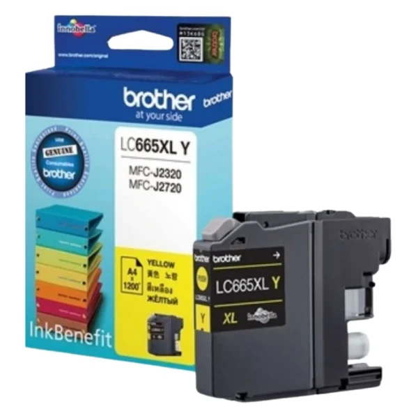 BROTHER Ink หมึกพิมพ์สีเหลือง LC-665XLY (ฺYellow)