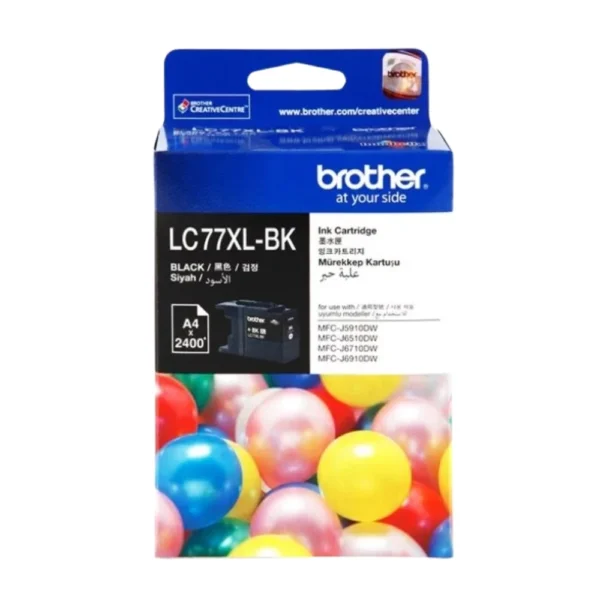 BROTHER Ink หมึกพิมพ์สีดำ LC-77XLBK (ฺฺBlack)