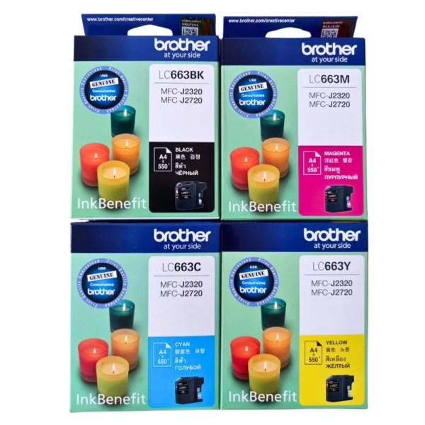 BROTHER Ink หมึกพิมพ์สีดำ LC-663BK (ฺBlack) - Image 2