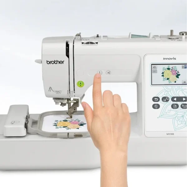 BROTHER จักรปักลายอัตโนมัติ ปักเสื้อนักเรียน โลโก้ M330E - Image 2