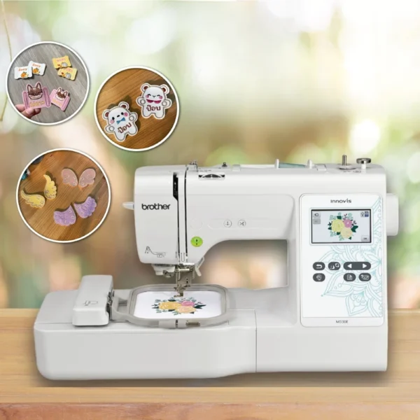 BROTHER จักรปักลายอัตโนมัติ ปักเสื้อนักเรียน โลโก้ M330E - Image 3