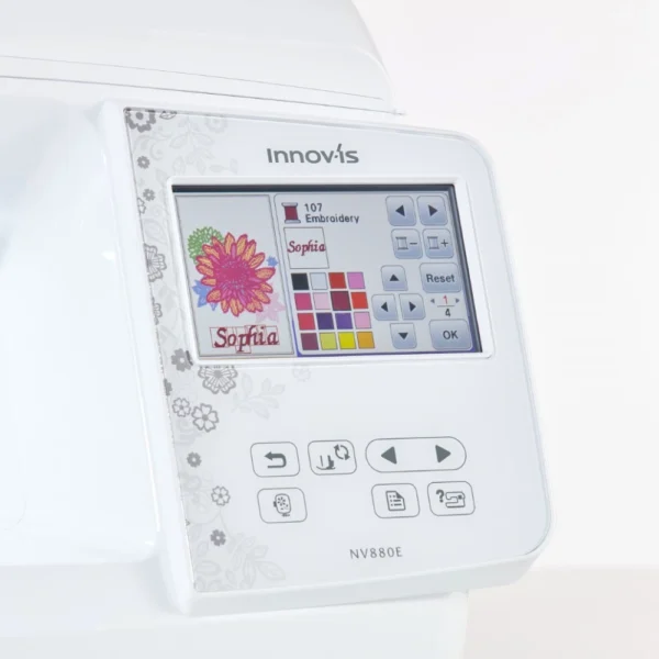 BROTHER จักรปักลายอัตโนมัติ ปักเสื้อนักเรียน โลโก้ NV880E - Image 3