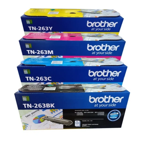 BROTHER Toner Laser ตลับหมึกพิมพ์เลเซอร์สีเหลือง TN-263Y (ฺYellow) - Image 3