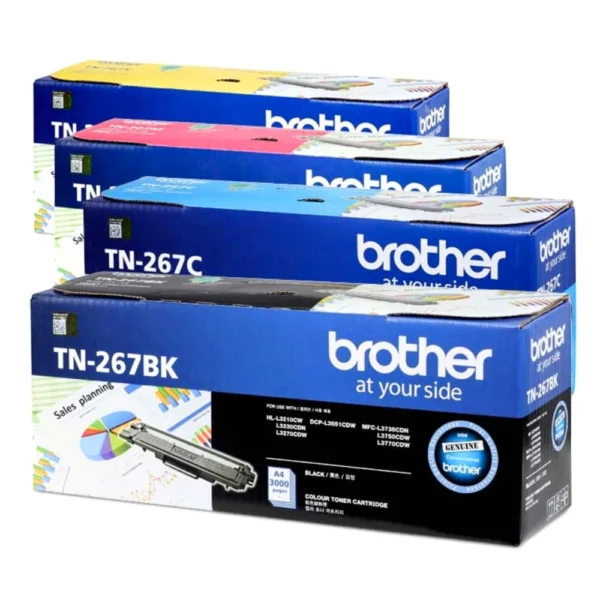 BROTHER Toner Laser ตลับหมึกพิมพ์เลเซอร์สีฟ้า TN-267C (ฺBlue) - Image 3