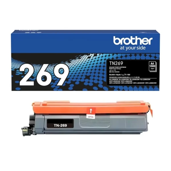 BROTHER Toner Laser ตลับหมึกพิมพ์เลเซอร์สีดำ TN-269BK (ฺBlack)