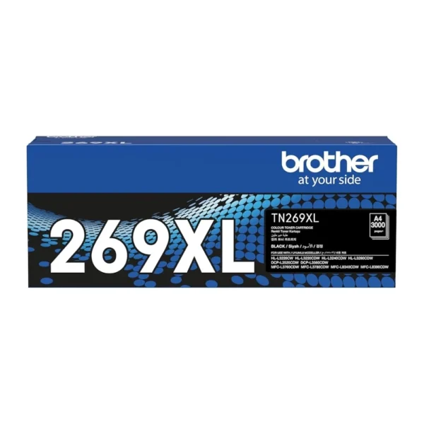 BROTHER Toner Laser ตลับหมึกพิมพ์เลเซอร์สีดำ TN-269XLBK (ฺBlack)