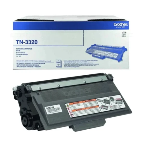 BROTHER Toner Laser ตลับหมึกพิมพ์เลเซอร์สีดำ TN-3320 (ฺBlack) - Image 2
