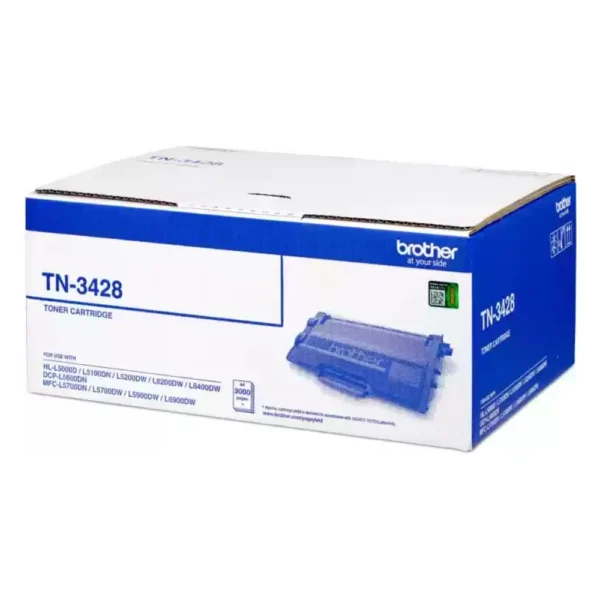 BROTHER Toner Laser ตลับหมึกพิมพ์เลเซอร์สีดำ TN-3428 (ฺBlack) - Image 3