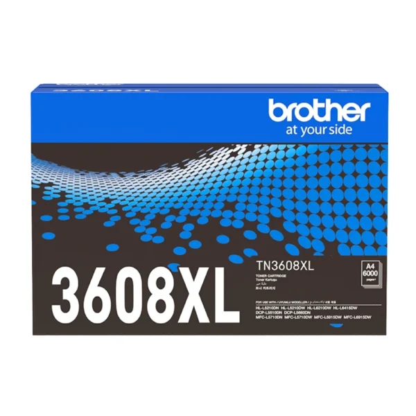BROTHER Toner Laser ตลับหมึกพิมพ์เลเซอร์สีดำ TN-3608XL (ฺBlack)